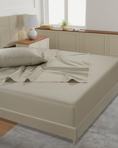 Queen Sheet Set 4 Pc Queen Size Sheets Set 450 Thread Count 100% Cotton Sheet... - Picture 4 of 9