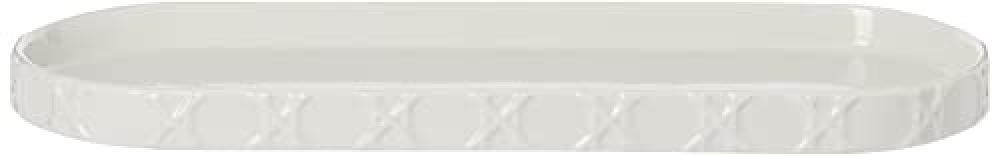 (TG. Tray) Kassatex Arn, White, Tray - NUOVO