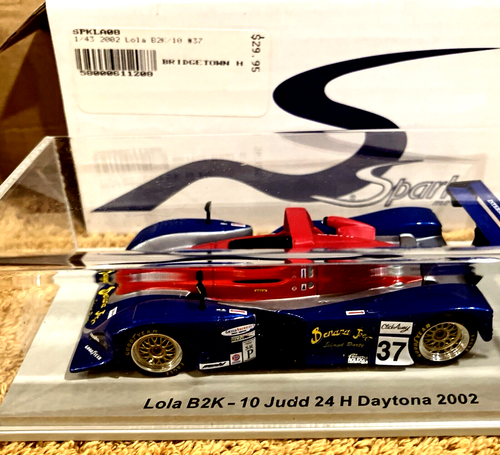 SPARK SCLA08 LOLA B2K-10 JUDD 2002 24H. DAYTONA 1/43 RACE CAR #37 - Picture 21 of 21