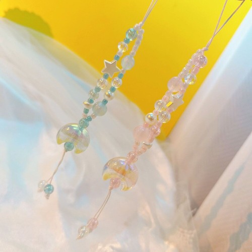 Charm Mobile Phone Chain Moon Mobile Phone Strap Women Girls