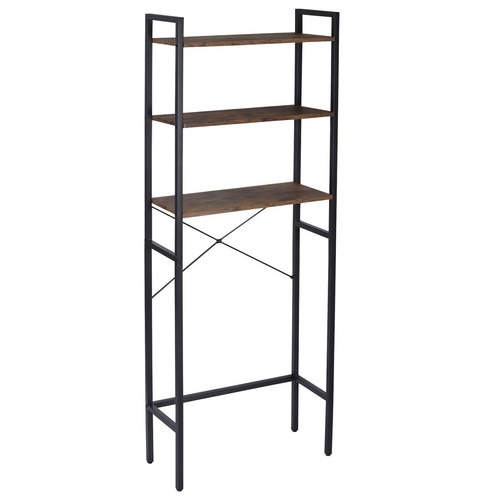 65'' H Durable Over the Toilet Storage Rack Bathroom Organizer Shelf Space Saver - Picture 8 of 21