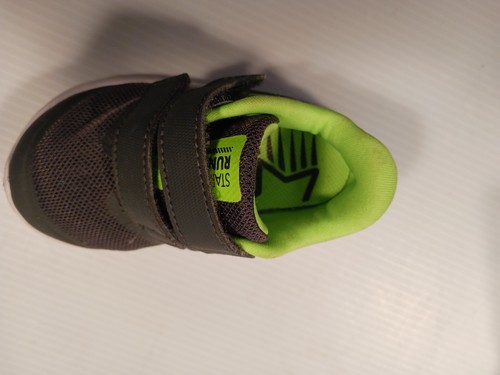Nike AT1803-004 Star Runner 2 TDV Tenis Niños Pequeños Zapatos Gris Verde Talla 5C - Imagen 5 de 9