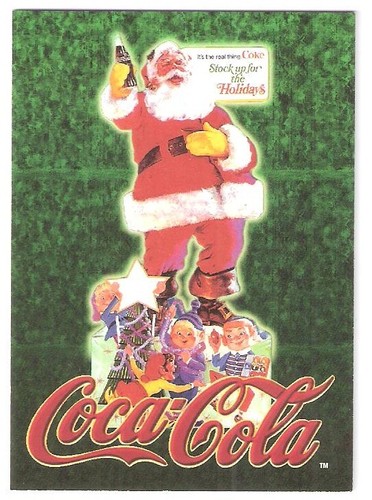 The Coca Cola Santa Series 1995 subconjunto de tarjetas en relieve - Imagen 4 de 5