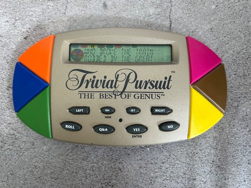 1990s Trivial Pursuit The Best of Genus Electronic Handheld Portable Game