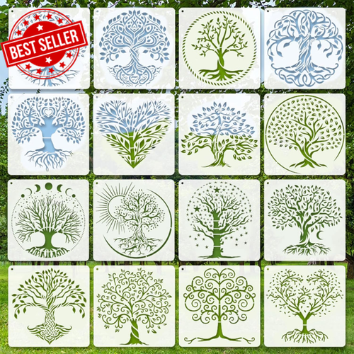 Drawing Painting Stencils Set, Stencils and Templates for Painting on Wood, Canv - Picture 6 of 12