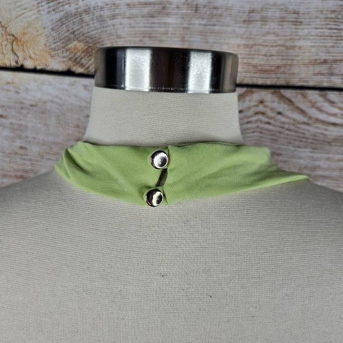 Mele E Pere Halter Crop Lime Green Top Size Small - Picture 5 of 7