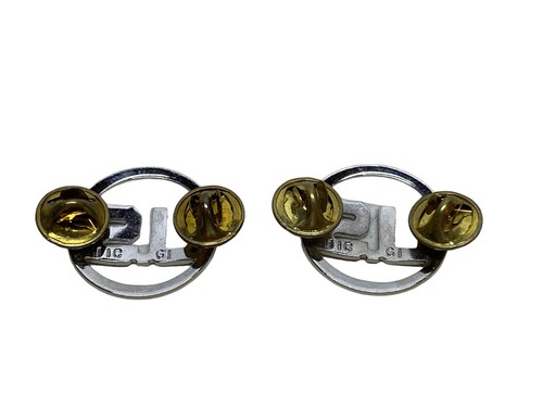 2 U.S. Letters Collar Insignia PIN BADGE Enlisted Mirror Finish US AIR FORCE - Picture 7 of 10