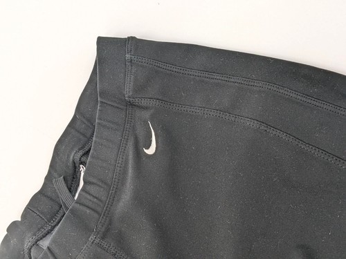 Nike Capri Leggings Womens S Black Drawstring Athletic Gym Workout Running - Picture 4 of 6