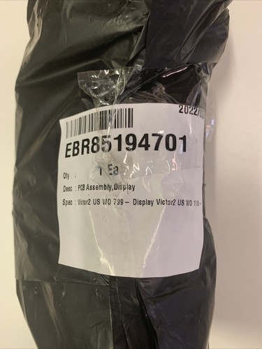 LG Genuine OEM EBR85194701 Washer Display PCB Assembly - Picture 2 of 2