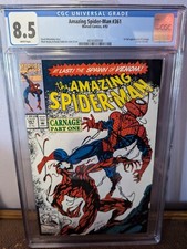Amazing Spider-Man #361 cgc 8.5 1st app: Carnage