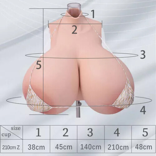 Silikon Brustformen gefälschte Boobs Brustplatten riesige Tasse für Crossdresser 210 cm Z - Bild 5 von 7