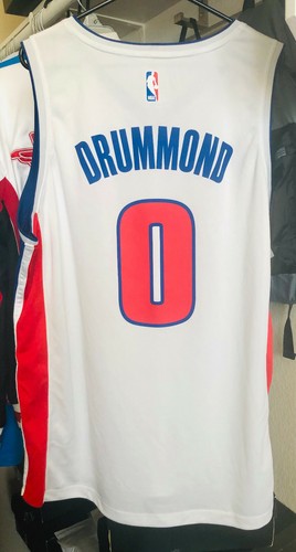 NBA Andre Drummond Detroit Pistons NBA Fanatics Fast Break Swingman Jersey White - Picture 2 of 2