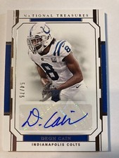 2018 Panini National Treasures - DEON CAIN #153 Rookie RC Autograph Auto /75