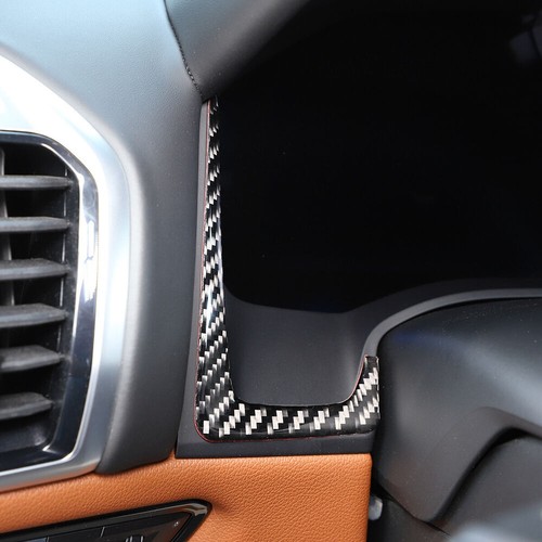 2×Carbon Fiber Dashboard Speedmeter Side Trim For BMW 8 Series G14 G15 2019-2022 - Picture 3 of 12