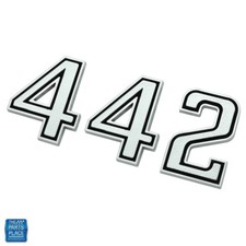 1969-1972 Cutlass 442 Trunk / Deck Lid Emblem...