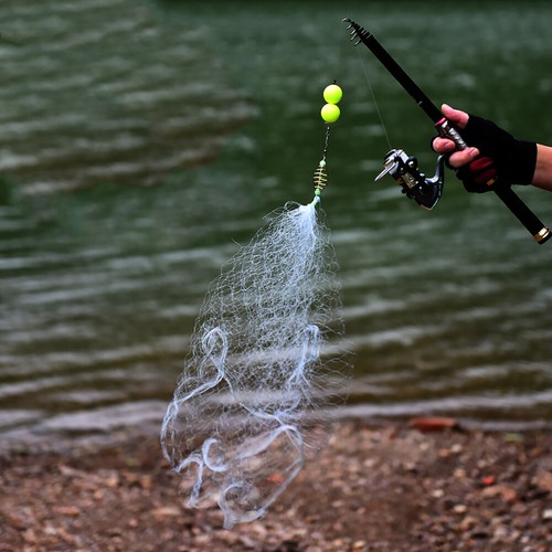 Replacement Fishing Mesh Net Cast Bait Premium Casting Hand Toss - Bild 3 von 11