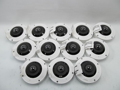 LOT of (12) Wisenet XNF-9010RV PoE 360° 12MP HD Cameras Color/Monochrome DSP