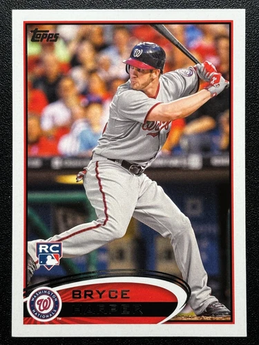 2012 Topps  #661  Blue Helmet  Bryce Harper  RC  Washington Nationals
