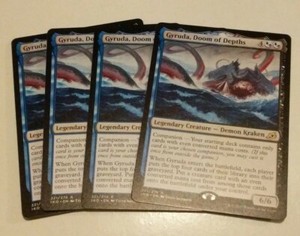 4RCards Ikoria: Lair of Behemoths - Gyruda Doom of Depths X1 FOIL RG C