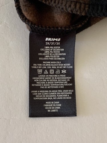 Pantalones de pijama para dormir a cuadros de vellón Skims jaspe a cuadros de búfalo polar talla grande 3X - Imagen 5 de 9