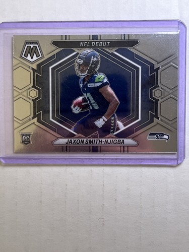 JAXSON SMITH-NJIGBA 2023 Panini MOSAIC  NFL DEBUT RC   #ND-12 Seahawks Card