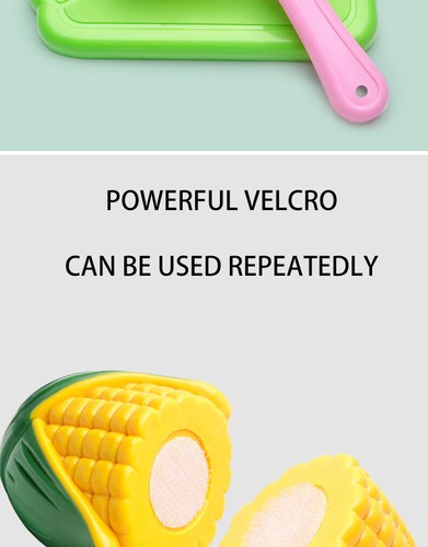 Educational Toy Plastic Kitchen Toy Set Cut Fruit and Vegetable Food Play House - Picture 9 of 19