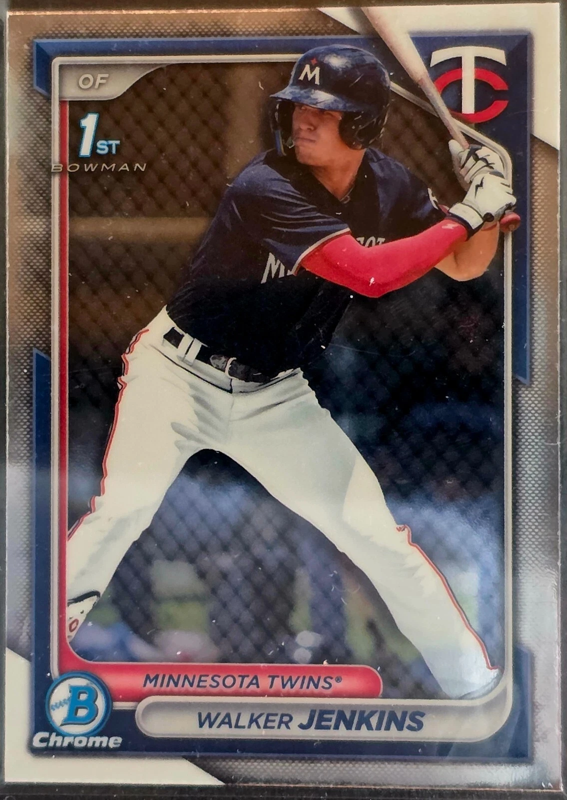 2024 Bowman Chrome Walker Jenkins 1st Bowman #BCP-43 Twins Base