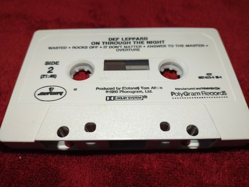 Def Leppard On Through The Night CASSETTE Tape 1986 Mercury 822 533-4 M-1 RARE! - Picture 5 of 6