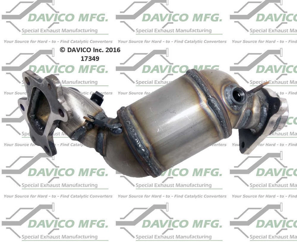 Convertidor catalítico-ajuste exacto Davico 17349 se adapta 06-11 Honda Civic 1.3L-L4 Foto 2 de 4
