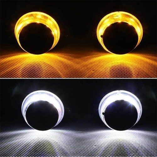 2x Motorrad LED Blinker Lauflicht Universelle Mini Blinker Lenkerenden Licht Neu - Picture 9 of 12