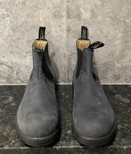 BLUNDSTONE Men’s #587 Classic Leather Chelsea Boots Rustic Black 13 US $210+ NEW - Bild 8 von 16