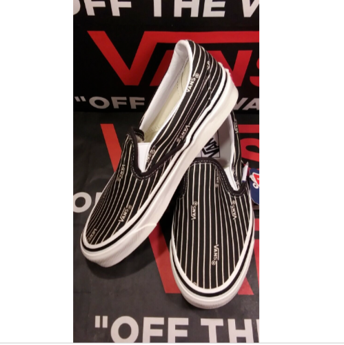 Vans Slip-On 98 Anaheim Factory Black White Stripes Men 5/Women 6.5 -VN0A3JEX1KQ - Picture 13 of 13