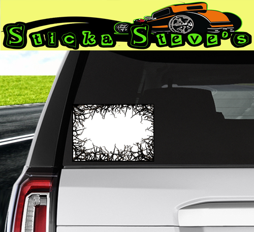Set of 2X Dead trees Vinyl Sticker Decals - Picture 2 of 2