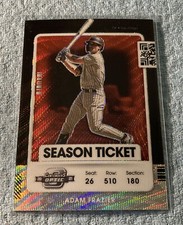 2021 Contenders Optic Season Ticket Red #49 Adam Frazier - San Diego Padres