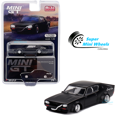 ミニカー Minigt LBWK Nissan GT-R Black 1/64 #75 MINI GT 31 (open) LB WORKS Nissan GT-R (R35) Matte Black
