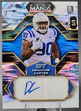 DeWayne Carter 3/3 2024 Wild Card Rookie RC Auto Silver Wave Buffalo Bills SSP