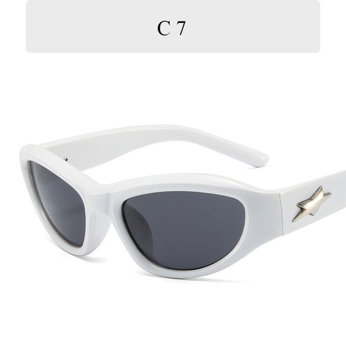 Gafas de sol ojo de gato para mujer retro vintage elegantes tonos de gran tamaño diseñador grandes_ - Imagen 93 de 100