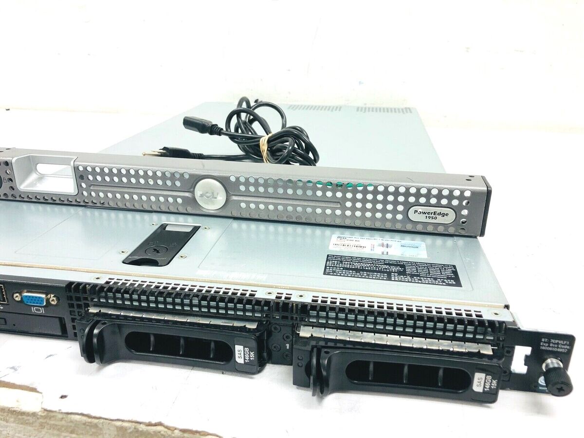 Dell PowerEdge 1950 Intel XEON Dual-Core 3 0Ghz 1U Server