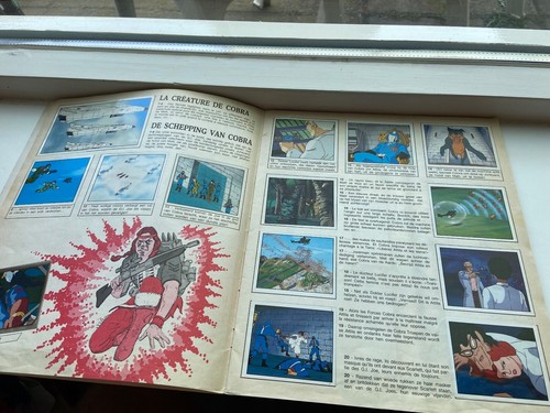 Transformers G1 1987 vintage GI JOE album book complete dutch/french - Picture 5 of 18