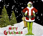 The Grinch & Max "Merry Grinchmas" Snowy Christmas Computer / Laptop Mouse Pad