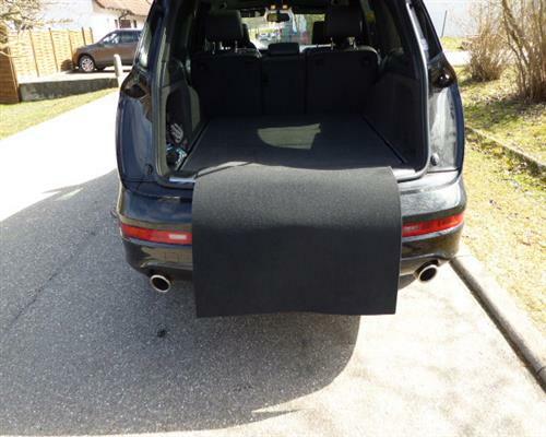 Alfombrilla maletero con protector de borde de carga adecuado para Audi Q7 4L (09/2005-03/2015) - Imagen 1 de 7