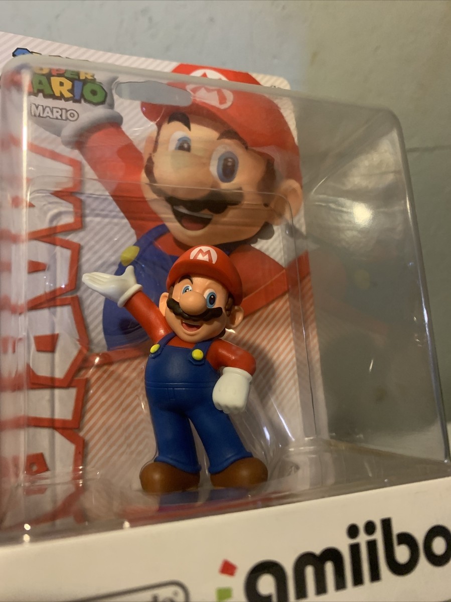 Defective Amiibo - Mario Unpainted Left Eyebrow. | eBay