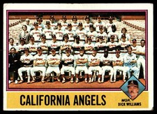 1976 Topps #304 California Angels - Dick Williams See Scan