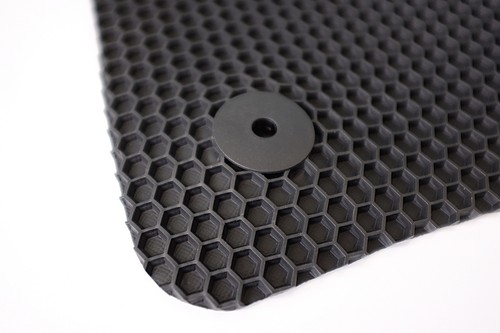 Maßgefertigte Gummi-Fußmatten schwarz Set für Vauxhall (Opel) Astra K 2015-2021 ORIGINAL LUXUS - Bild 9 von 11