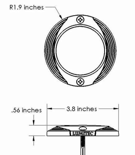 Lumitec Scallop Pathway Light - Stainless Steel Housing - Spectrum RGBW 101627 - Bild 15 von 24