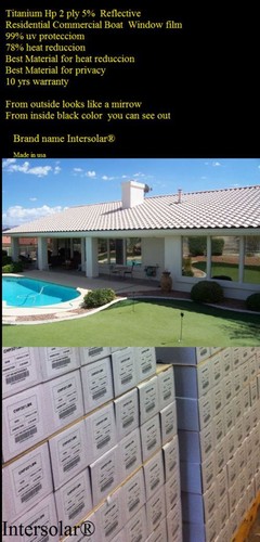 48"x50' Window Film Silver/Black one way mirror Dark - Picture 3 of 3