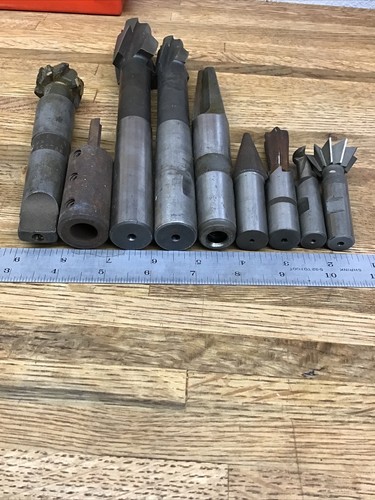 Lot Of 9 Counterbore End Mill Pilot Slotting Tool Countersink Milling Cutters??? - Picture 6 of 6