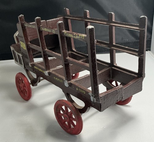 Vintage Gusseisen Pepsi Cola LKW Wagen für Ersatzteile - wie besehen - Bild 6 von 11