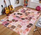 3D Pink Tiles O2248 Game Rug Mat Elegant Photo Carpet Mat Eve 2023