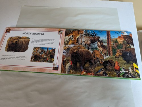 Animals of the World Jigsaw Book by Garry Fleming Hardcover LIKE NEW condition! - Picture 5 of 9